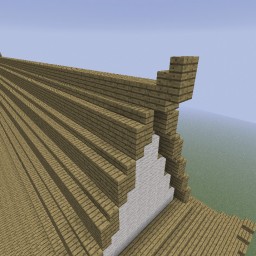 Minecraft-PE:建築進階教學（十五）燕尾脊攻略