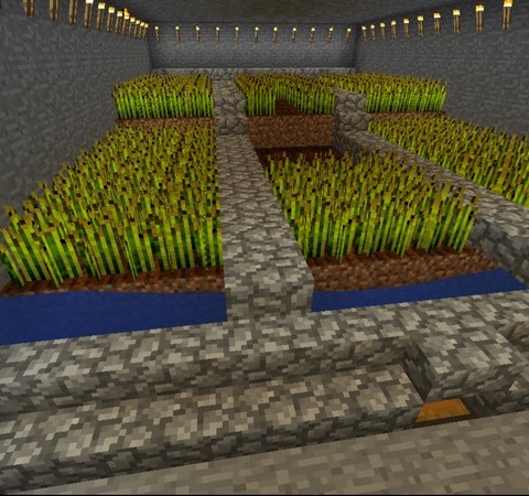 Minecraft：小雪的地下秘密基地11 「地下三樓的農場下篇」