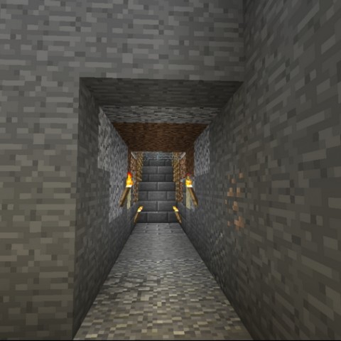 Minecraft：小雪的地下秘密基地12 「海底通道上篇」